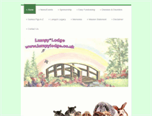 Tablet Screenshot of lumpylodge.co.uk